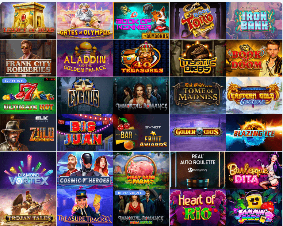 ігри у казино Слот В ігри у казино Слот В